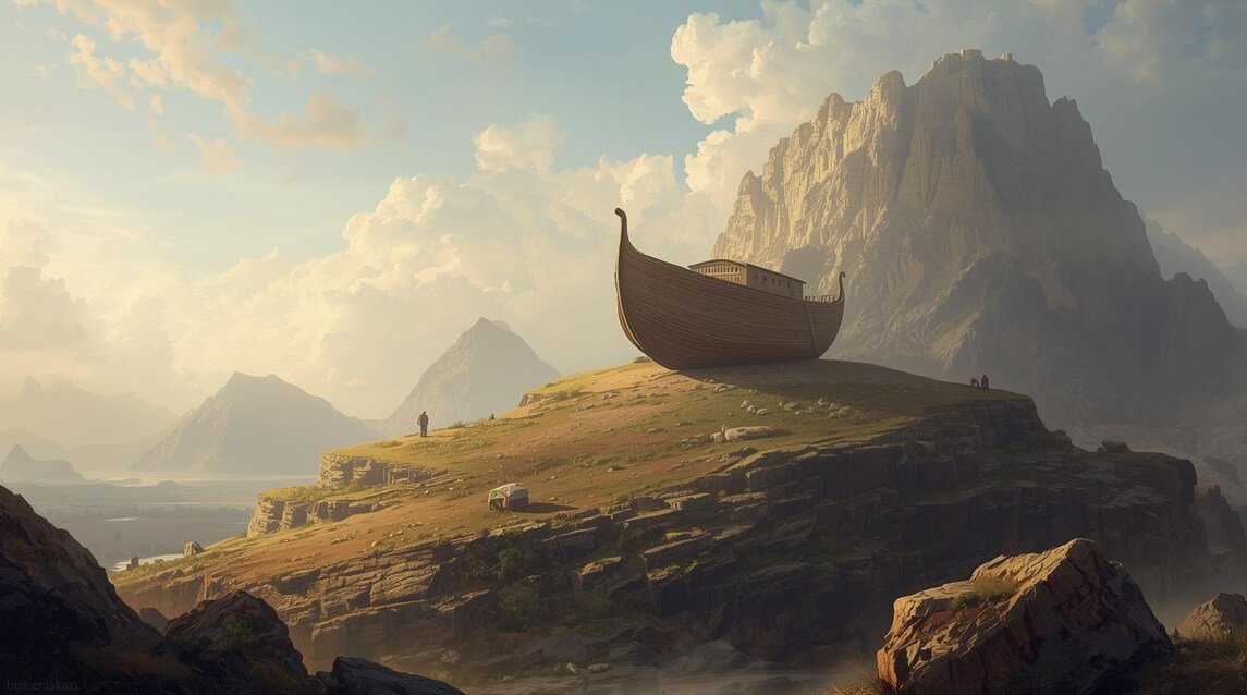 Storm and the Ark on Mount Judi