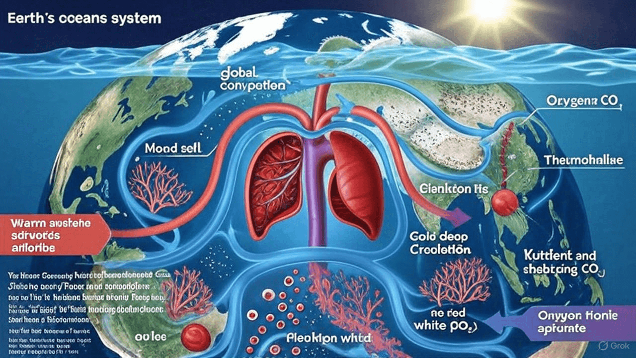 Oceans as Earth’s Blood and Circulatory System – Thermohaline Circulation