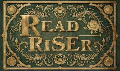 Decorative sign with 'Read & Riser'